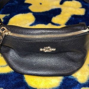 Coach black beltbag/fannypack